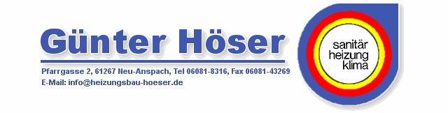 Logo Heizungsbau Höser, Neu-Anspach